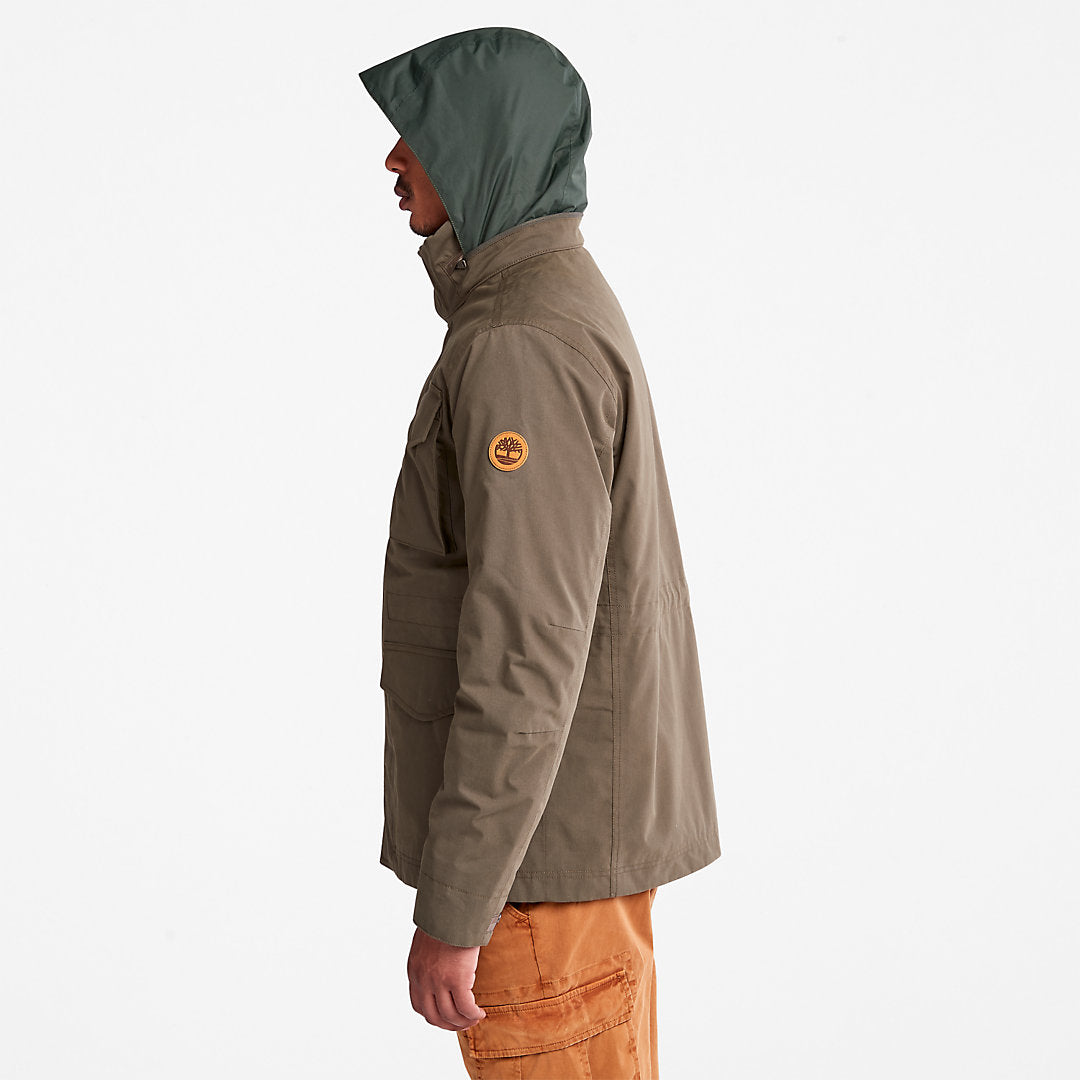 Timberland Mens Snowdon Peak 3-in-1 M65 Jacket for Men in Dark Green