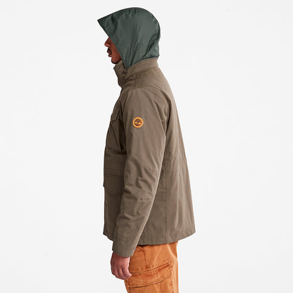 Timberland Mens Snowdon Peak 3-in-1 M65 Jacket for Men in Dark Green