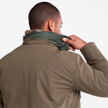 Timberland Mens Snowdon Peak 3-in-1 M65 Jacket for Men in Dark Green
