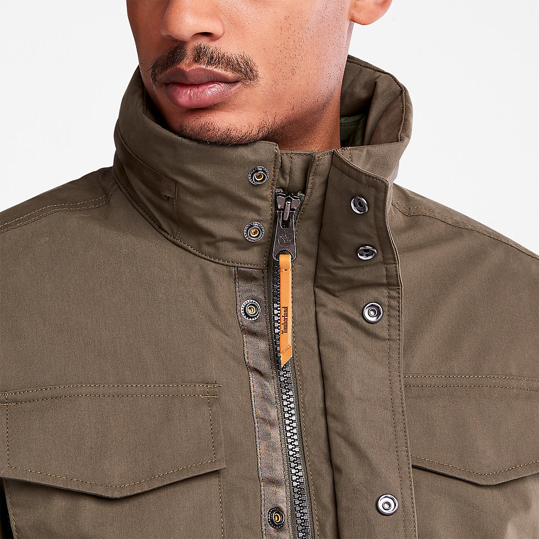 Timberland Mens Snowdon Peak 3-in-1 M65 Jacket for Men in Dark Green