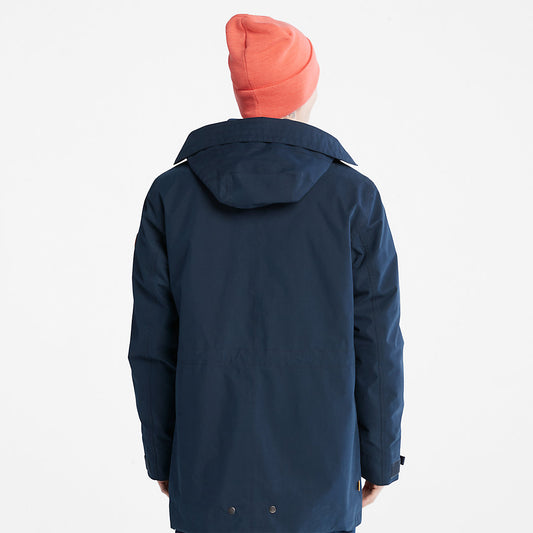 Timberland Mens Snowdon Peak 3-in-1 Waterproof Parka for Men in Navy