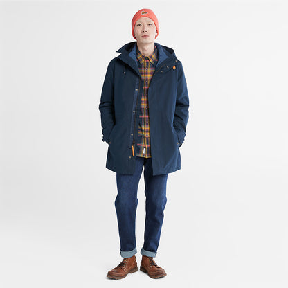 Timberland Mens Snowdon Peak 3-in-1 Waterproof Parka for Men in Navy