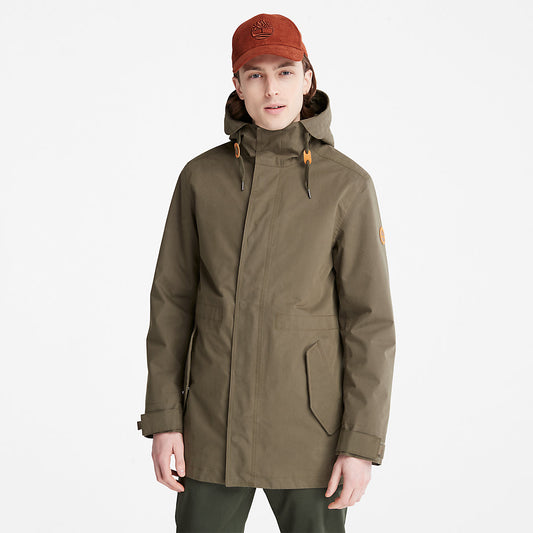 Timberland Mens Snowdon Peak 3-in-1 Waterproof Parka for Men in Green
