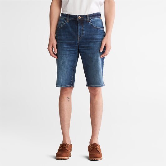 Timberland Mens Canobie Lake Denim Shorts for Men in Indigo