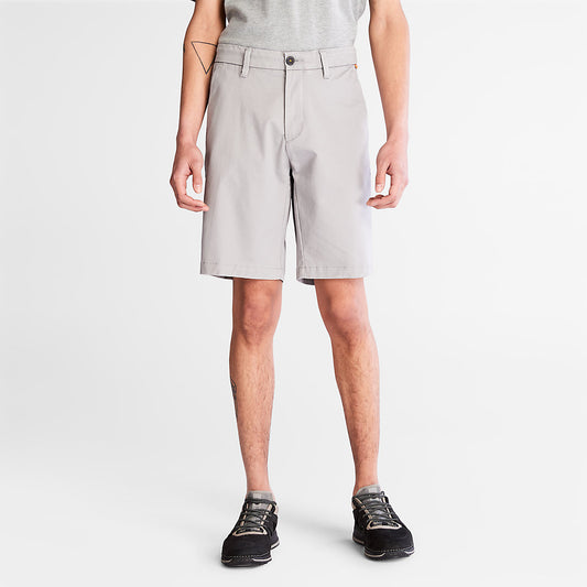 Timberland Mens Squam Lake Stretch Chino Shorts for Men in Grey