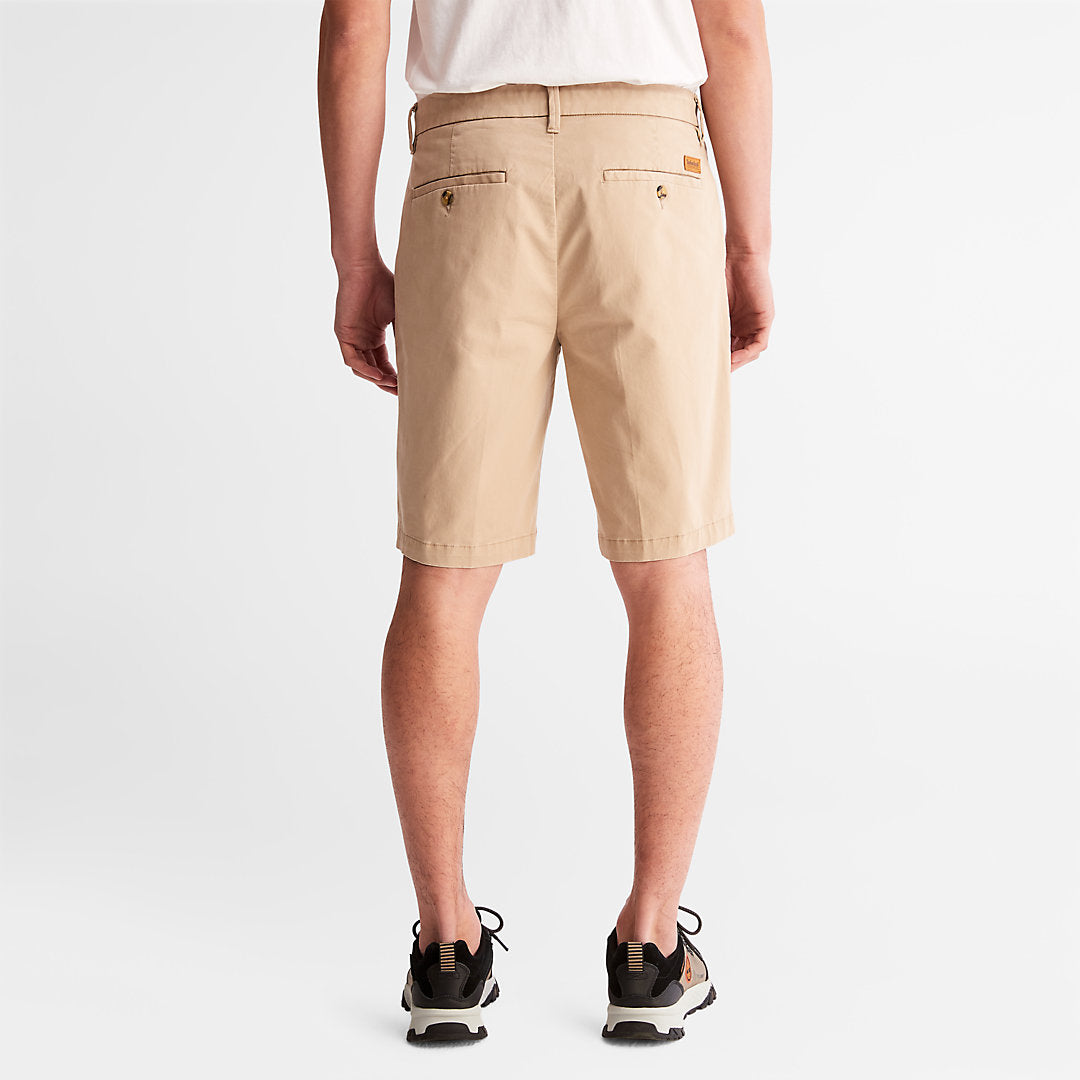 Timberland Mens Squam Lake Stretch Chino Shorts for Men in Beige