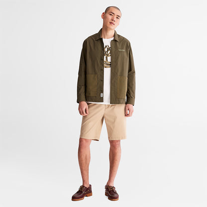Timberland Mens Squam Lake Stretch Chino Shorts for Men in Beige