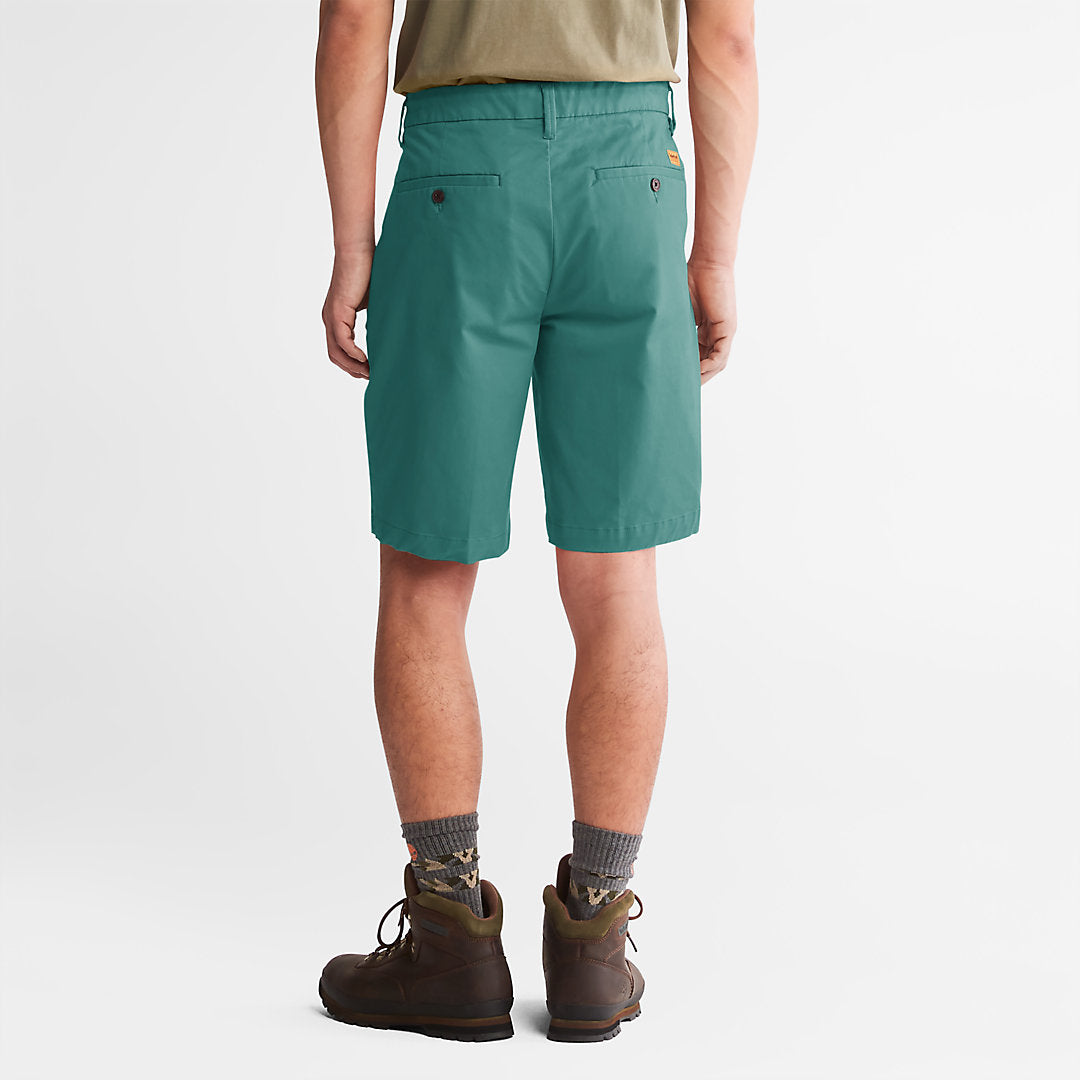 Timberland Mens Squam Lake Stretch Chino Shorts for Men in Green