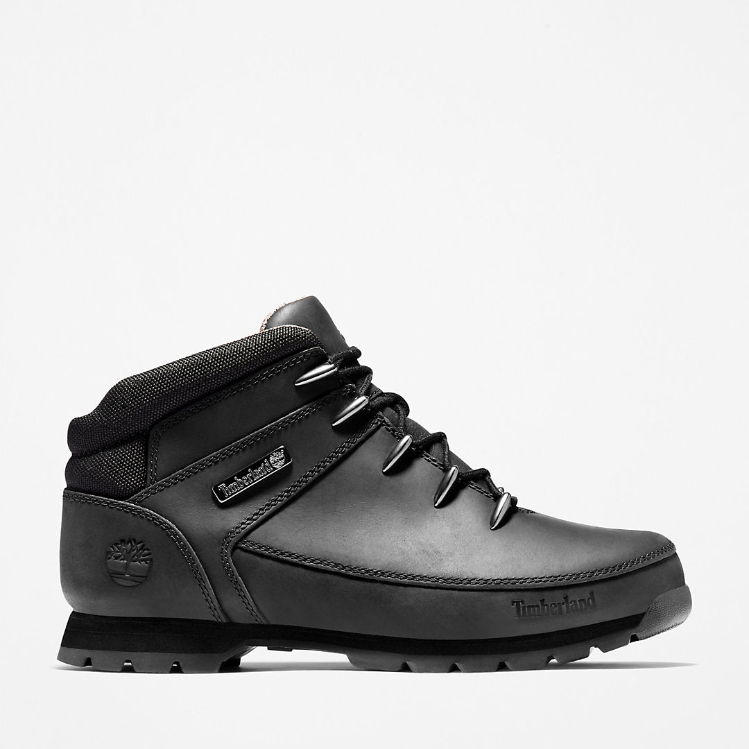 Timberland Mens Euro Sprint Mid Hiker for Men in Monochrome Black