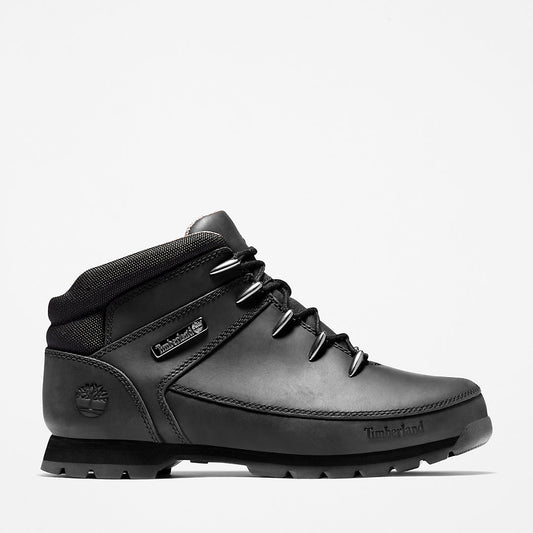 Timberland Mens Euro Sprint Mid Hiker for Men in Monochrome Black