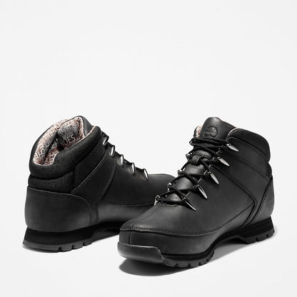 Timberland Mens Euro Sprint Mid Hiker for Men in Monochrome Black