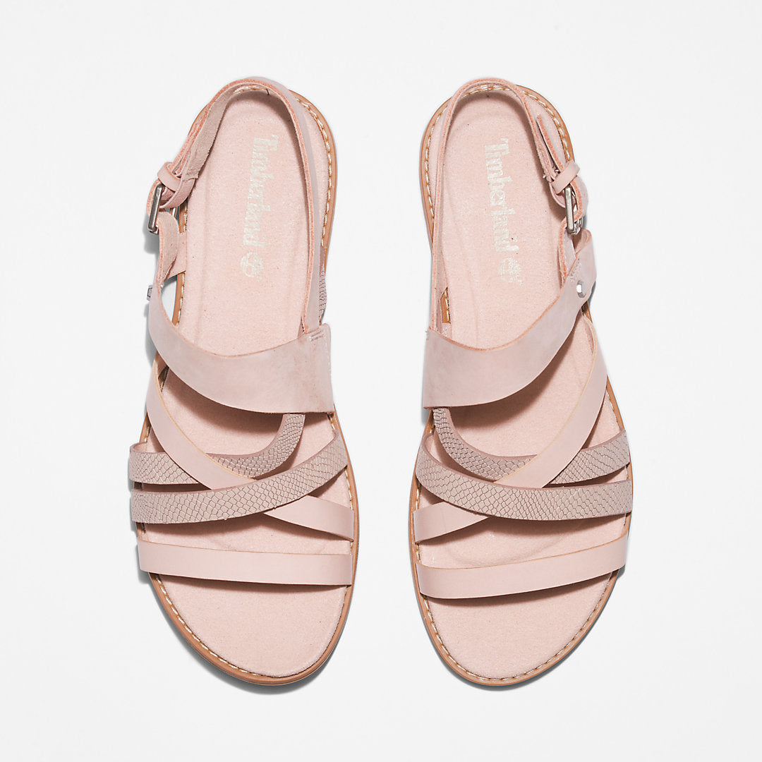 Timberland Womens Chicago Riverside Backstrap Sandal for Women in Pink