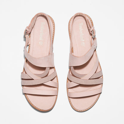 Timberland Womens Chicago Riverside Backstrap Sandal for Women in Pink