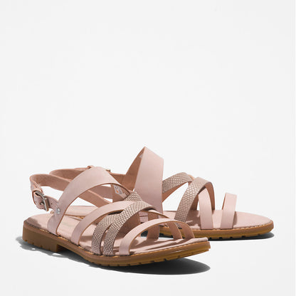 Timberland Womens Chicago Riverside Backstrap Sandal for Women in Pink