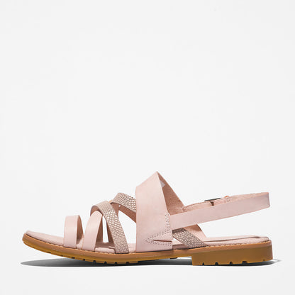 Timberland Womens Chicago Riverside Backstrap Sandal for Women in Pink