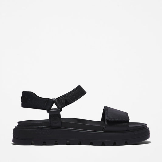 Timberland Womens Ray City Ankle Strap Sandal for Women in Black