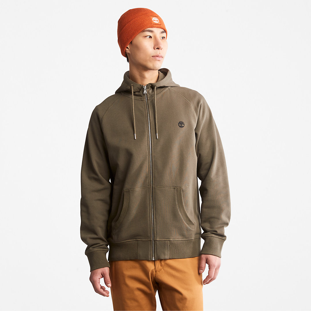 Timberland Mens Exeter River Hoodie for Men in Dark Green