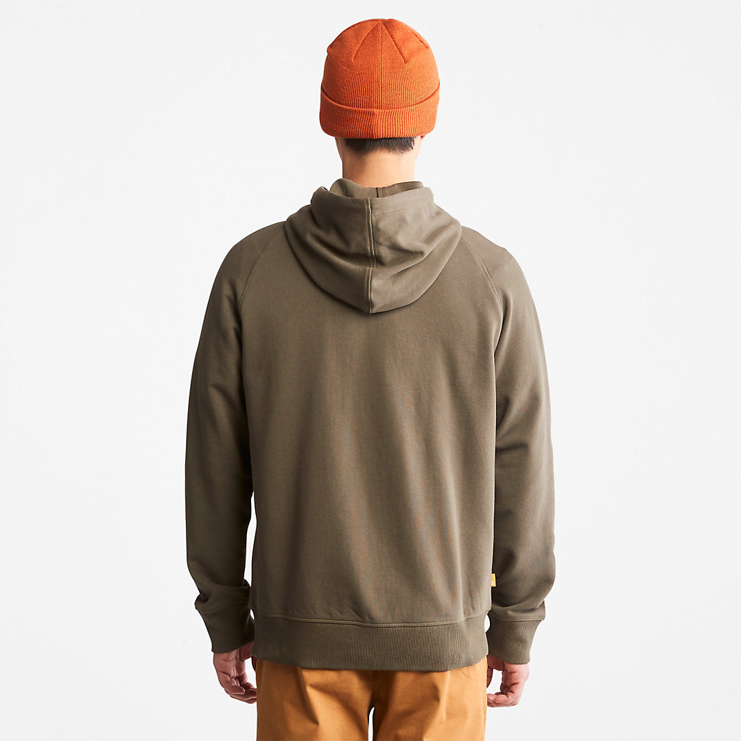 Timberland Mens Exeter River Hoodie for Men in Dark Green