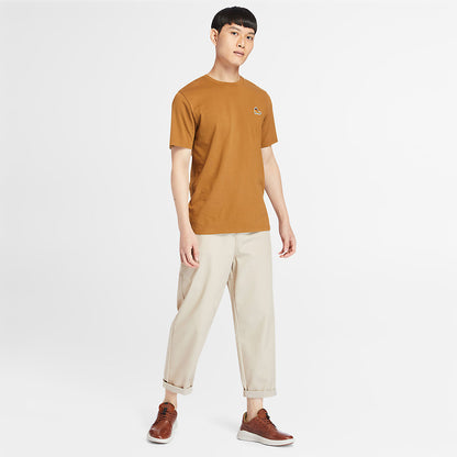 Timberland Mens Organic Cotton Boot T-Shirt for Men in Brown