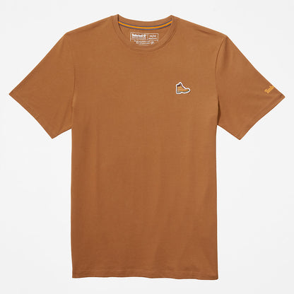 Timberland Mens Organic Cotton Boot T-Shirt for Men in Brown