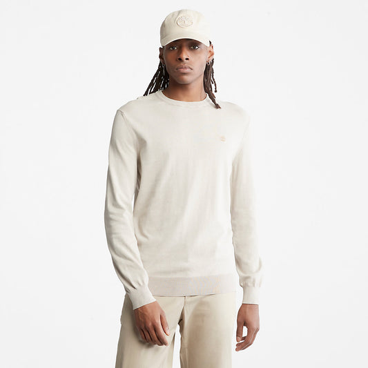 Timberland Mens EK+ Lightweight Jumper for Men in Beige