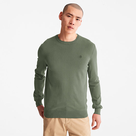 Timberland Mens EK+ Lightweight Jumper for Men in Dark Green
