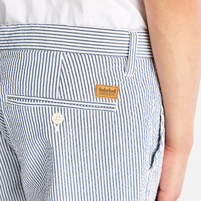 Timberland Mens Seersucker Shorts for Men in Blue