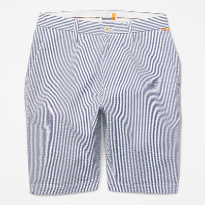 Timberland Mens Seersucker Shorts for Men in Blue