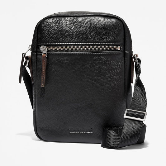 Timberland Mens Tuckerman Small Crossbody Bag in Black