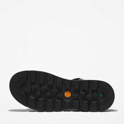 Timberland Womens Ray City Ankle Strap Sandal for Women in Dark Green
