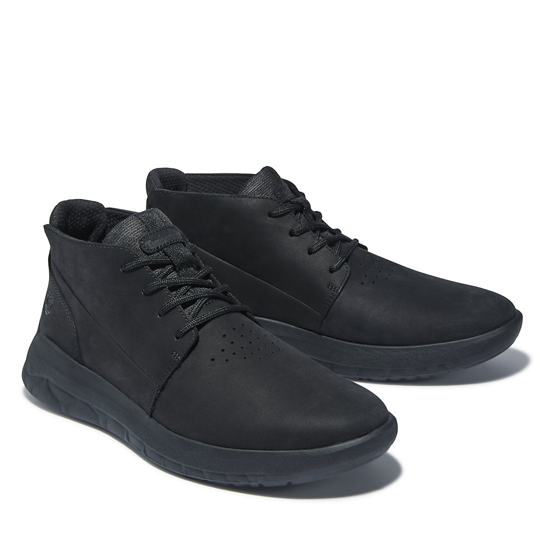 Timberland Mens Bradstreet Ultra Chukka Boot for Men in Monochrome Black