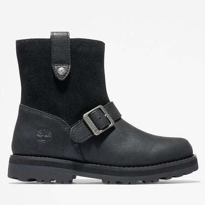 Timberland Kids Courma Kid Side-zip Winter Boot for Youth in Black