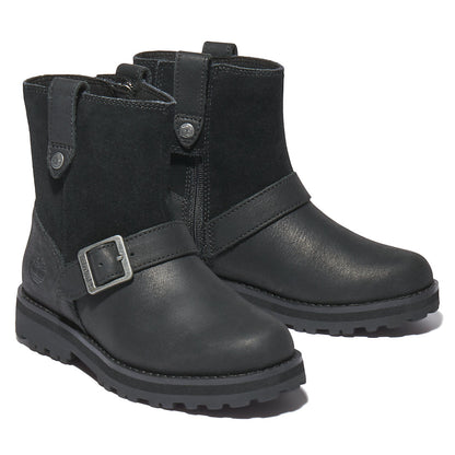 Timberland Kids Courma Kid Side-zip Winter Boot for Youth in Black