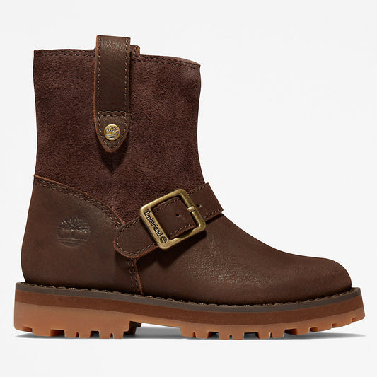 Timberland Kids Courma Kid Side-zip Winter Boot for Toddler in Dark Brown