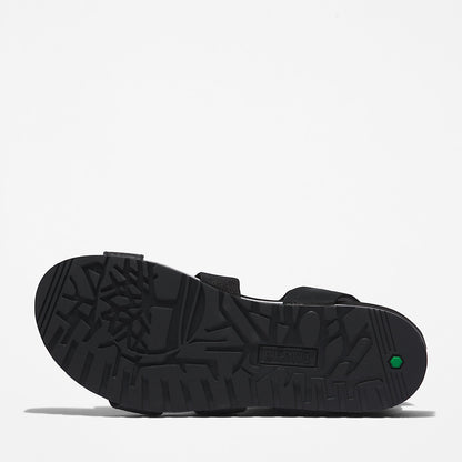 Timberland Womens Malibu Waves Ankle-strap Sandal for Women in Black