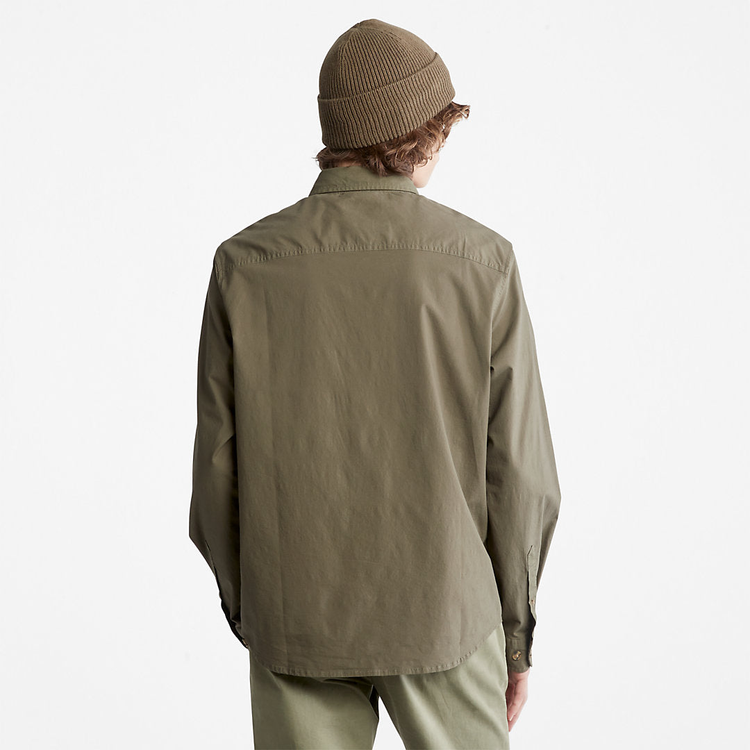 Timberland Mens Outdoor Heritage Overshirt for Men in Dark Green