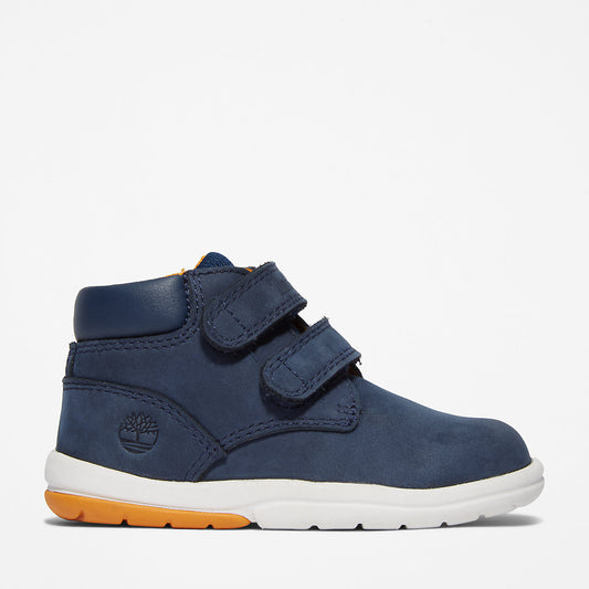 Timberland Kids Toddle Tracks Velcro Chukka for Toddler in Navy