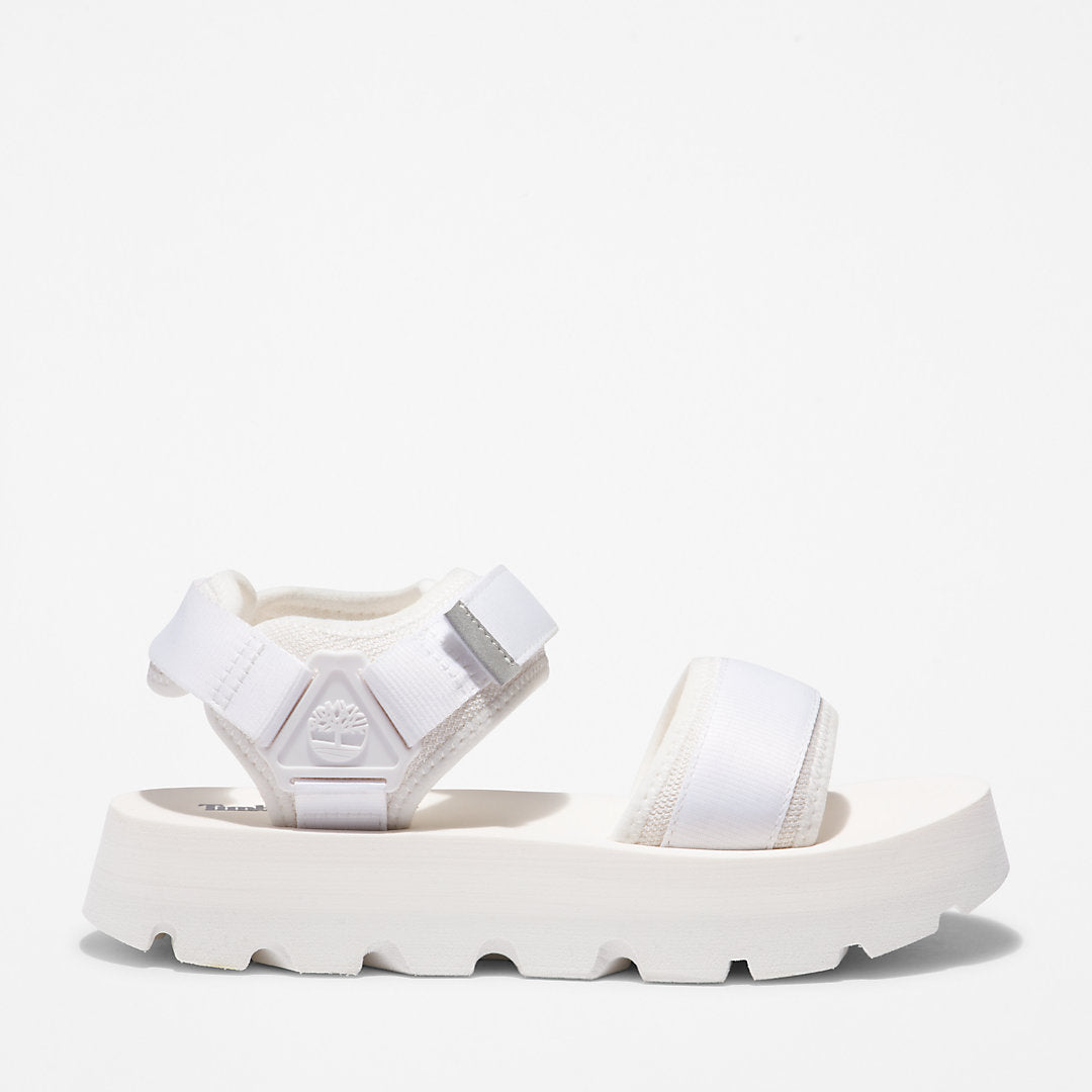 Timberland Womens Euro Swift Ankle-Strap Sandal for Women in White
