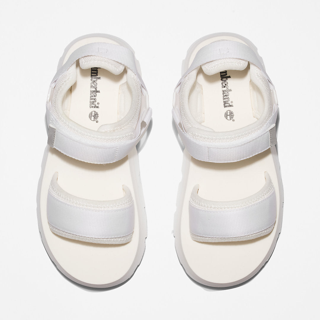 Timberland Womens Euro Swift Ankle-Strap Sandal for Women in White