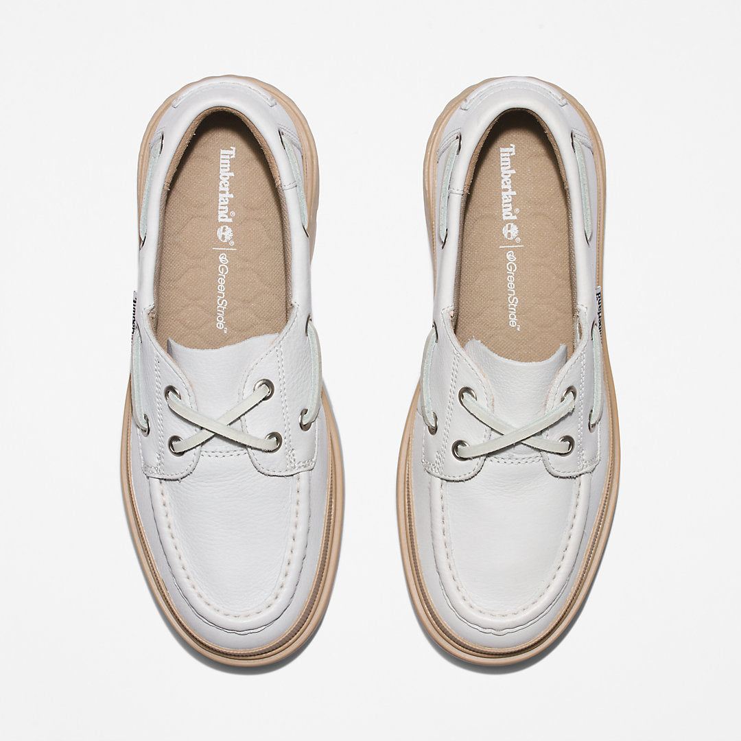 Timberland Womens GreenStride™ Ray City Boat Shoe for Women in White