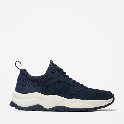 Timberland Mens Tree Racer Leather Trainer for Men in Navy