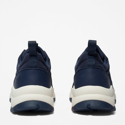 Timberland Mens Tree Racer Leather Trainer for Men in Navy