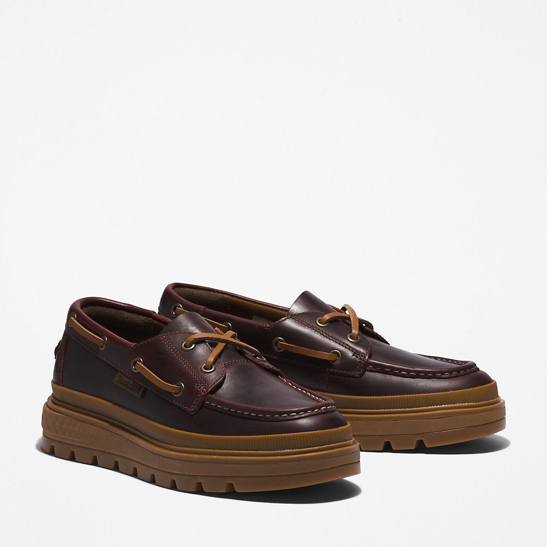 Timberland Womens GreenStride™ Ray City EK+ Boat Shoe for Women in Burgundy