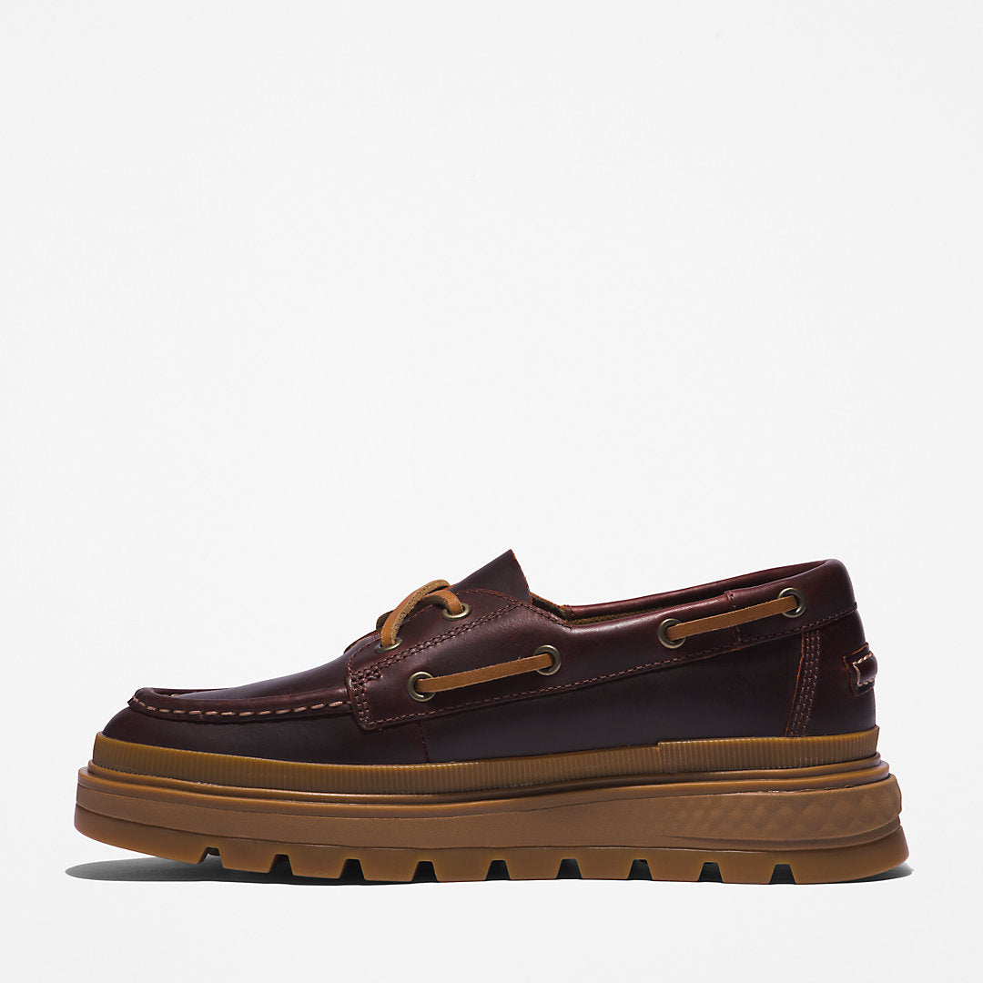 Timberland Womens GreenStride™ Ray City EK+ Boat Shoe for Women in Burgundy