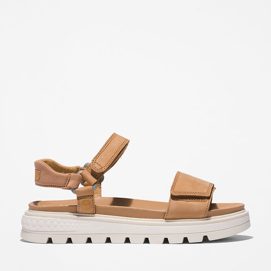 Timberland Womens Ray City Ankle Strap Sandal for Women in Brown