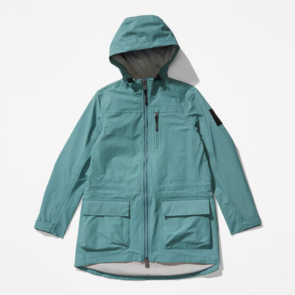 Timberland Womens Waterproof Utility Jacket for Women in Teal