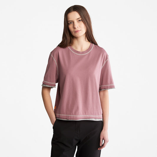 Timberland Womens Anti-Odour Supima® Cotton T-Shirt for Women in Pink