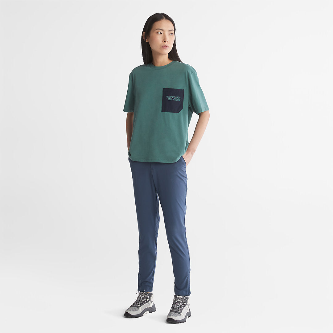 Timberland Womens TimberCHILL™ Pocket T-Shirt for Women in Teal