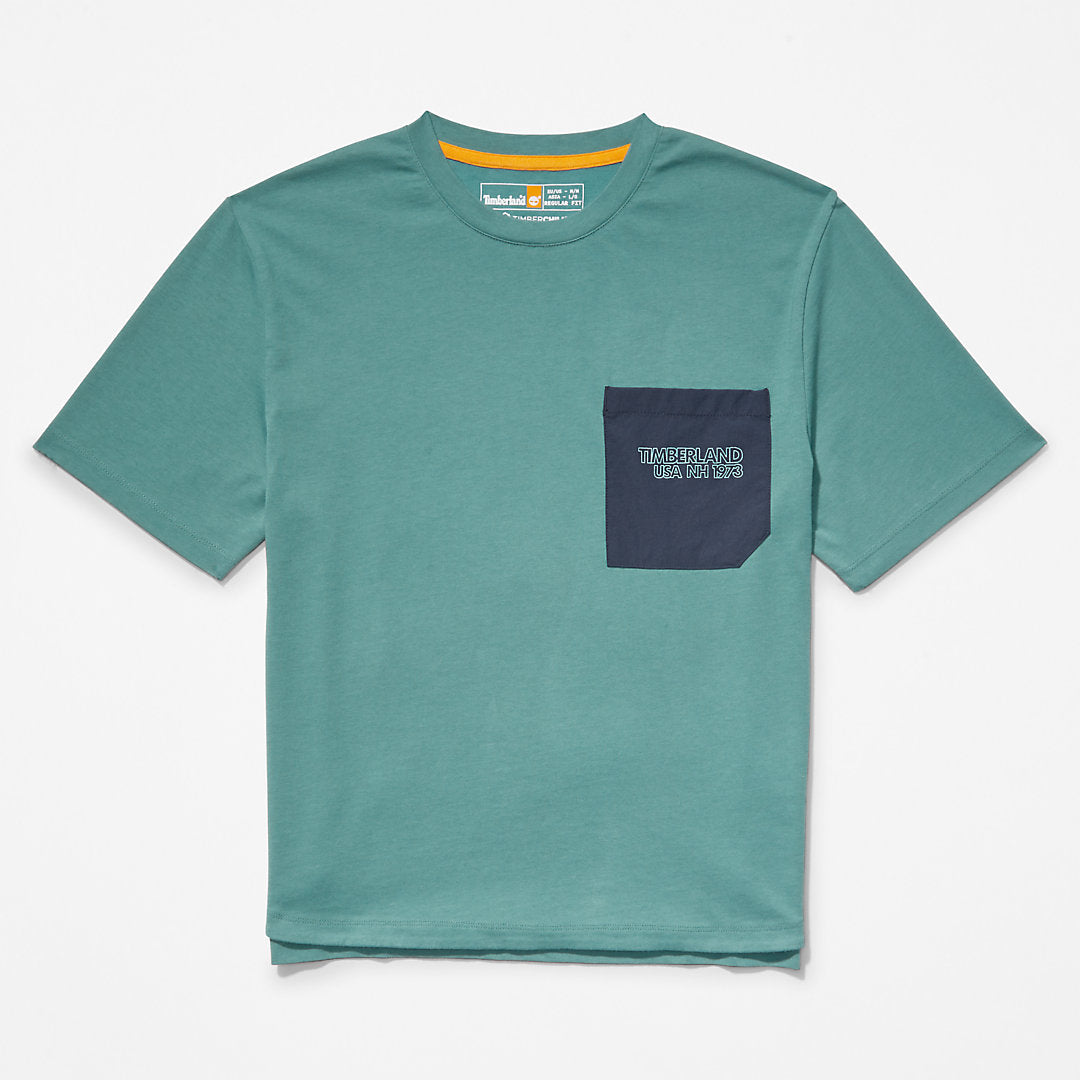 Timberland Womens TimberCHILL™ Pocket T-Shirt for Women in Teal