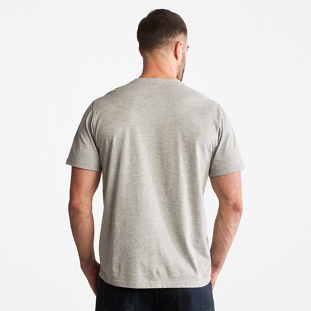 Timberland Mens Timberland PRO® Textured Graphic T-Shirt for Men in Grey